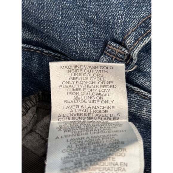 Wit & Wisdom 'Ab' solution Retro Denim Bermuda Shorts in Blue - Sz 2 - Picture 7 of 7